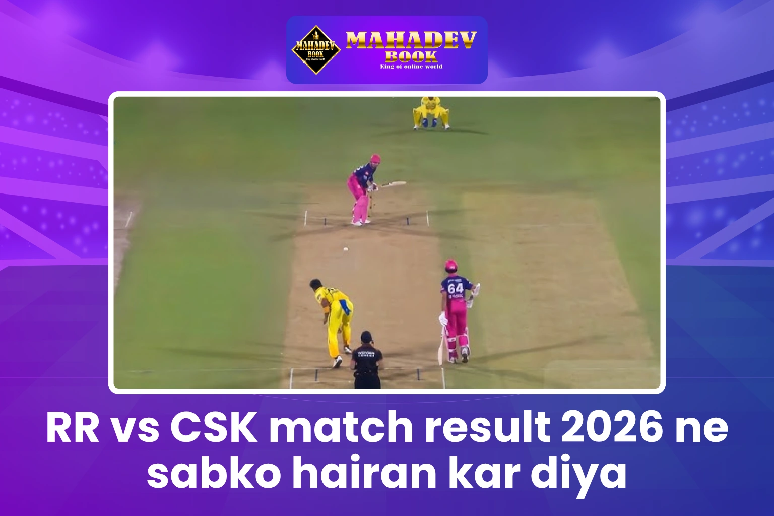 RR vs CSK match result