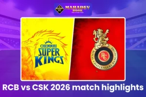 RCB vs CSK 2026 match highlights
