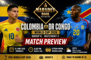 Colombia Vs Congo DR World Cup 2026 Match Preview