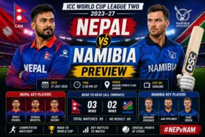 Nepal vs Namibia ICC World Cup League Two Preview