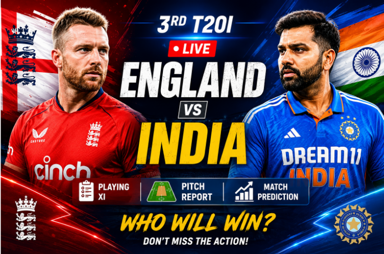 England vs India 3rd T20I Live: Match Preview, Playing XI, Pitch Report & Prediction