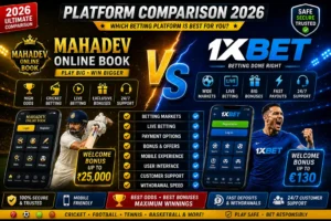 MahadevOnlineBook vs 1xBet Comparison India 2026