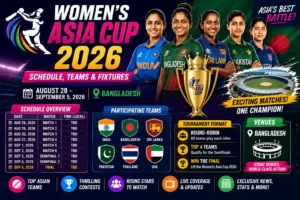 Women’s Asia Cup 2026 Schedule, Teams & Fixtures